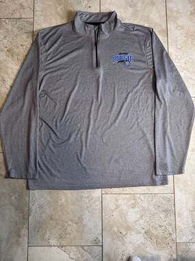 Ultra Game NBA Orlando Magic Men's Quarter-Zip Long Sleeve Pullover